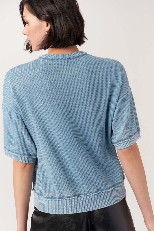 Waffle Burnout Tee - FINAL SALE