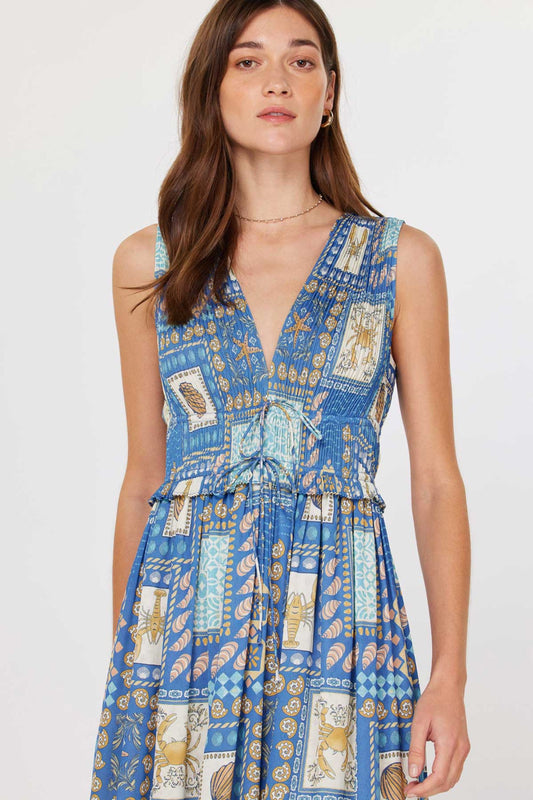 Seaside Tile Dress - FINAL SALE