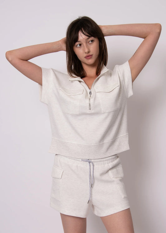 Dua Short Sleeve Half Zip