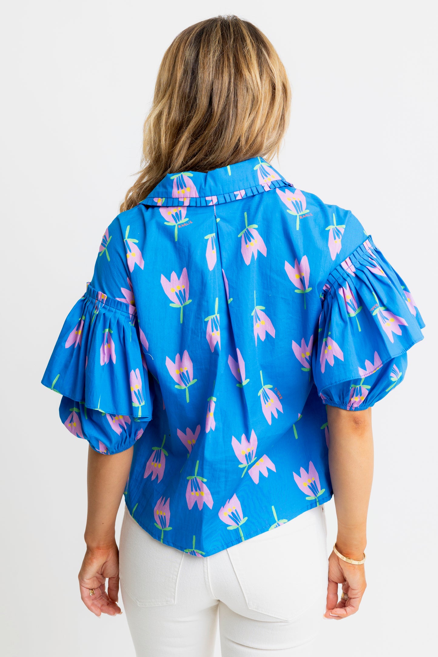 Poppy Ruffle Sleeve Top - FINAL SALE