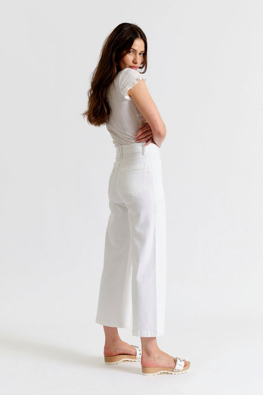 Valley Girl Wide Leg Ankle Jeans