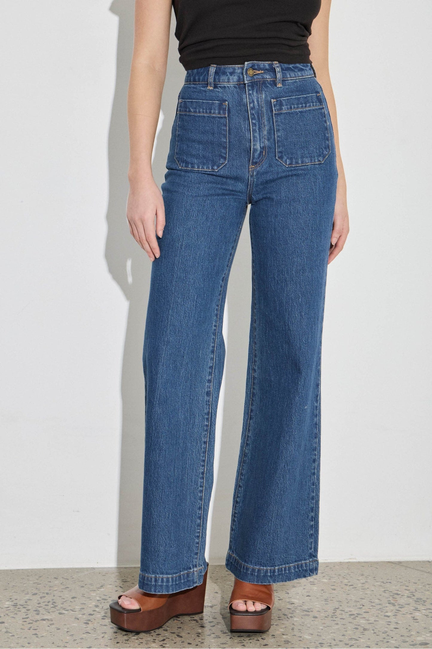 Sailor Jean Long - Eco Ruby Blue Wash