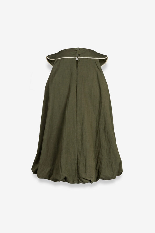 Olive Applique Top - FINAL SALE