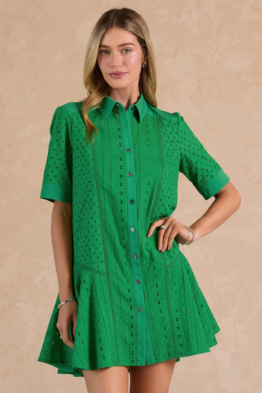 Mint Julep Mini Dress