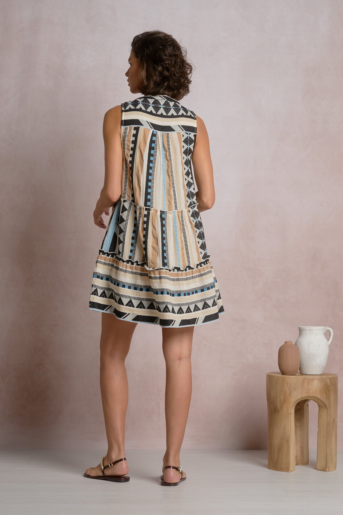 Aztec A-Line Mini Dress