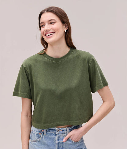 Relaxed Crop Tee