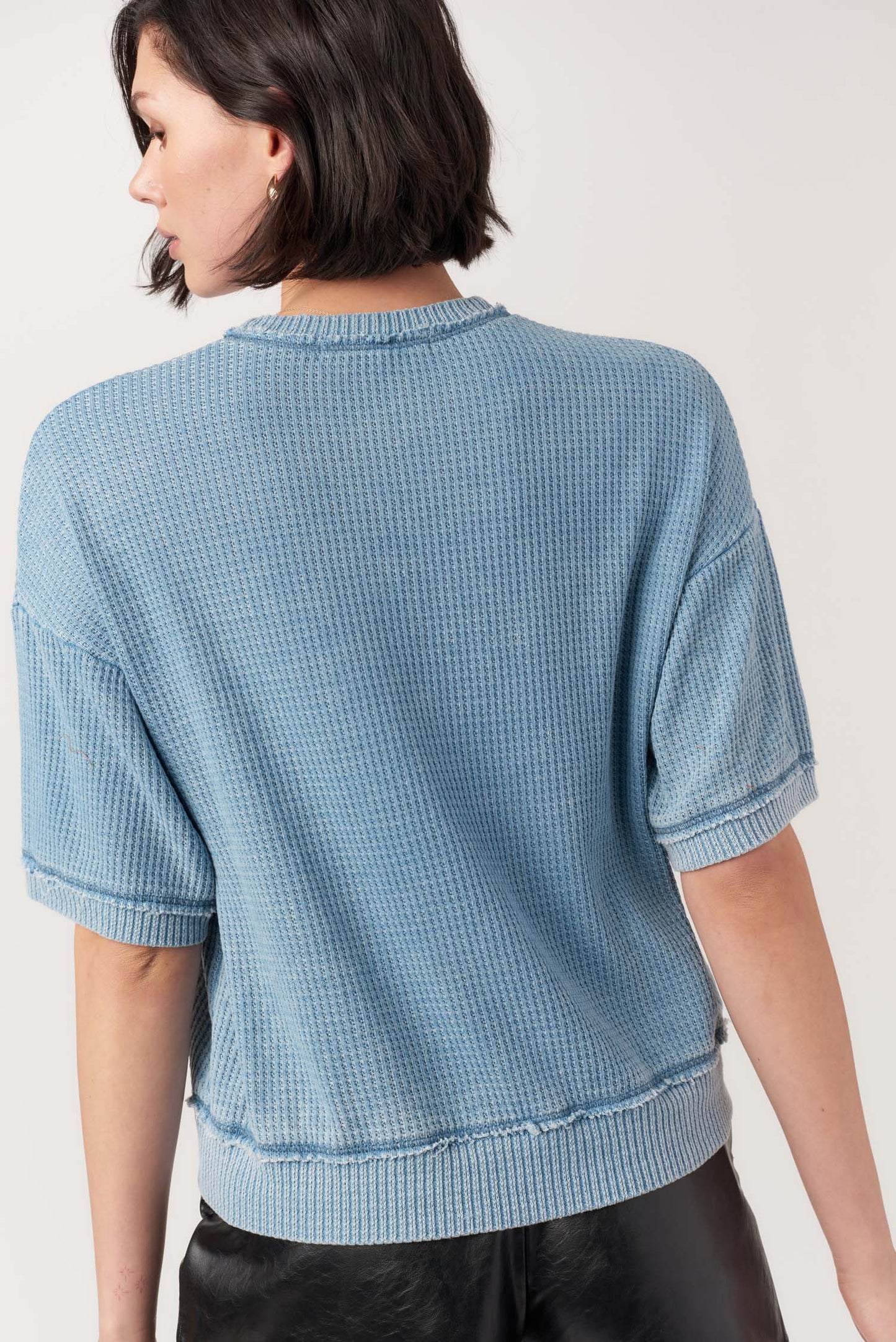 Waffle Burnout Tee - FINAL SALE