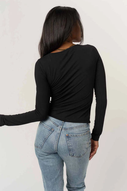 Rosa Twist Front Longsleeve