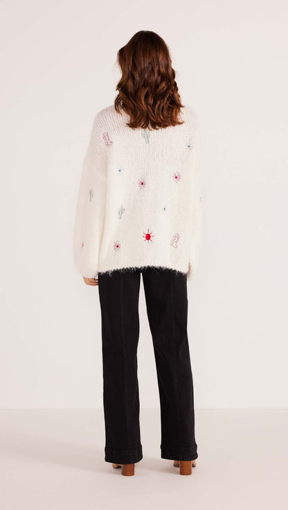 Rosalie Motif Knit Cardi - FINAL SALE