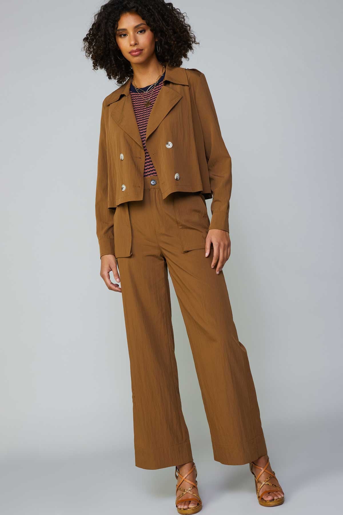 Cocoa Cropped Jacket