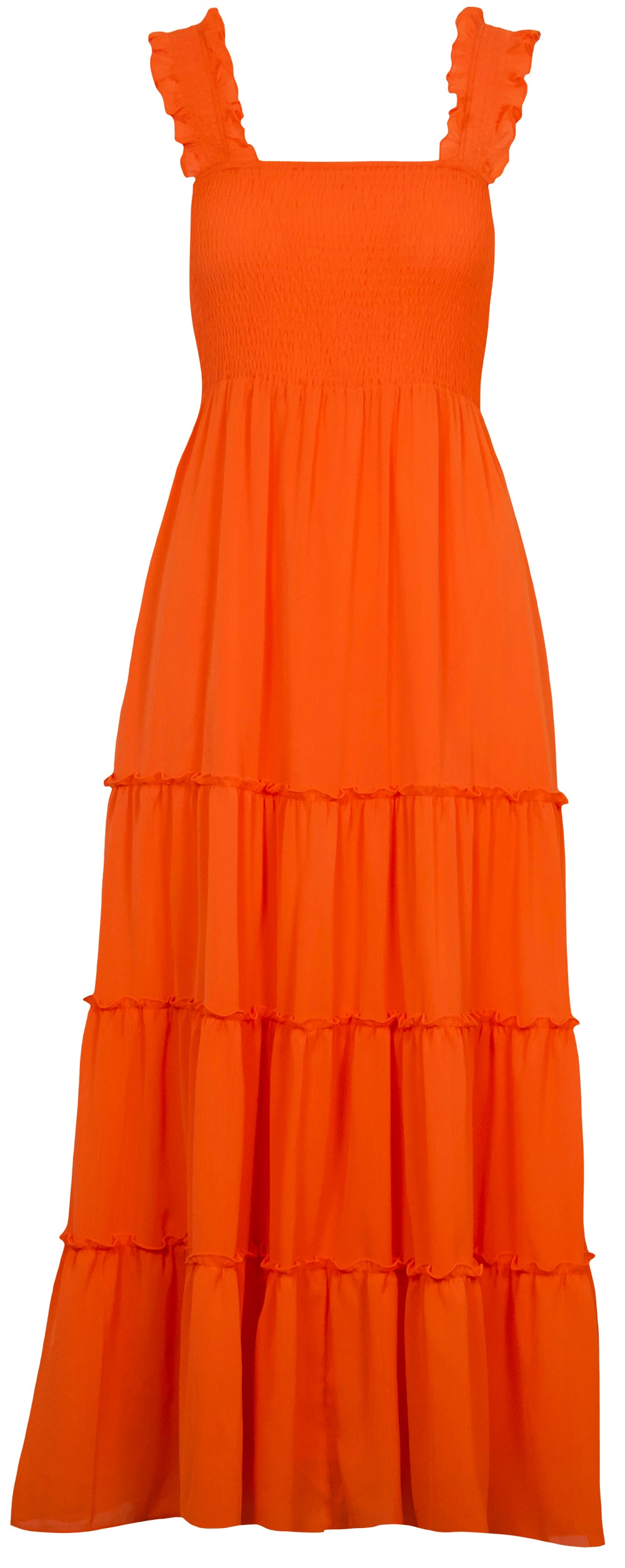 Orange Dylan Midi Dress - FINAL SALE
