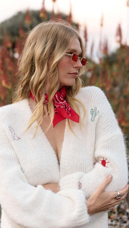 Rosalie Motif Knit Cardi - FINAL SALE