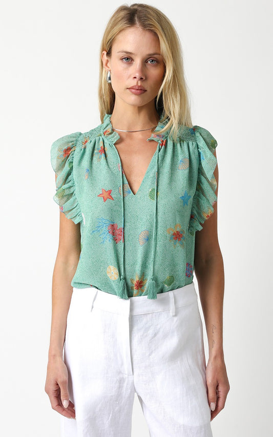 Coral Reef Top - FINAL SALE