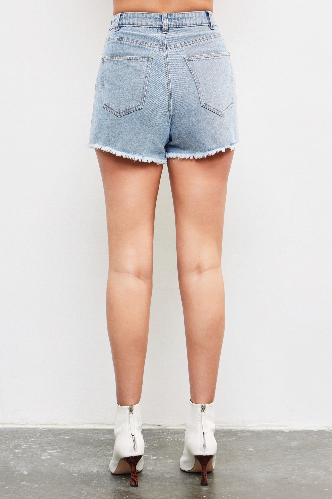 Overlap Denim Skort