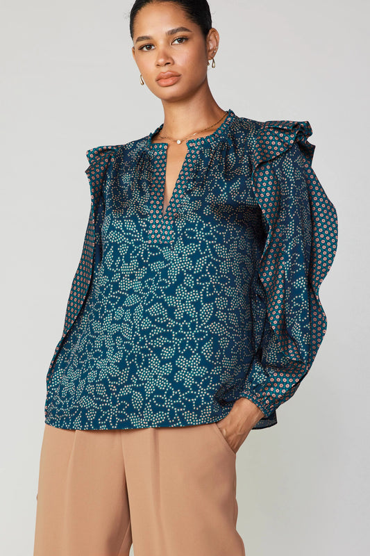 Floral Constellation Blouse