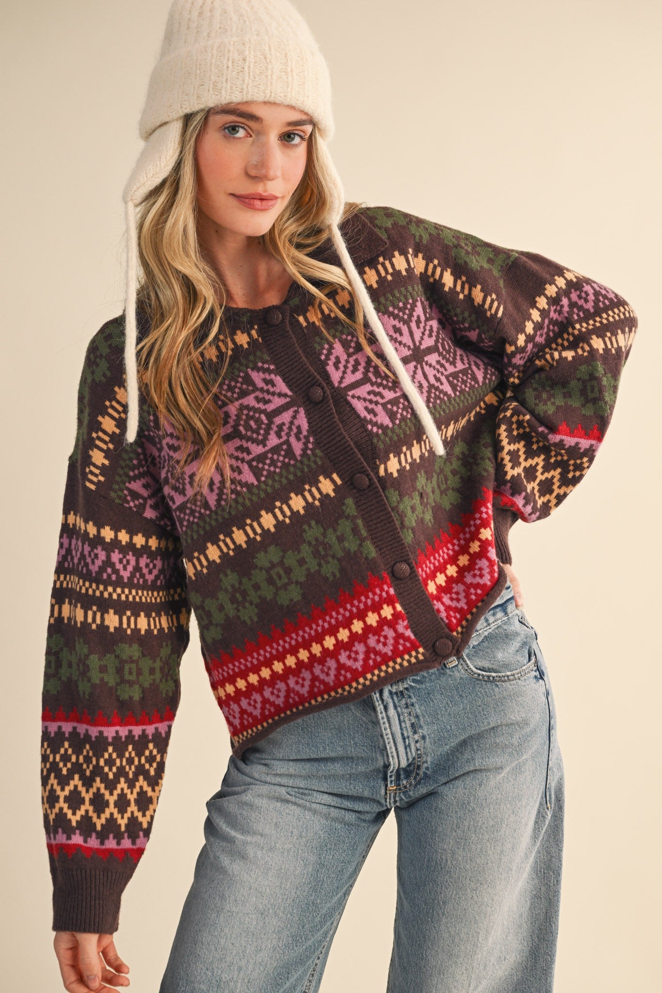 Snow Day Cardigan - FINAL SALE