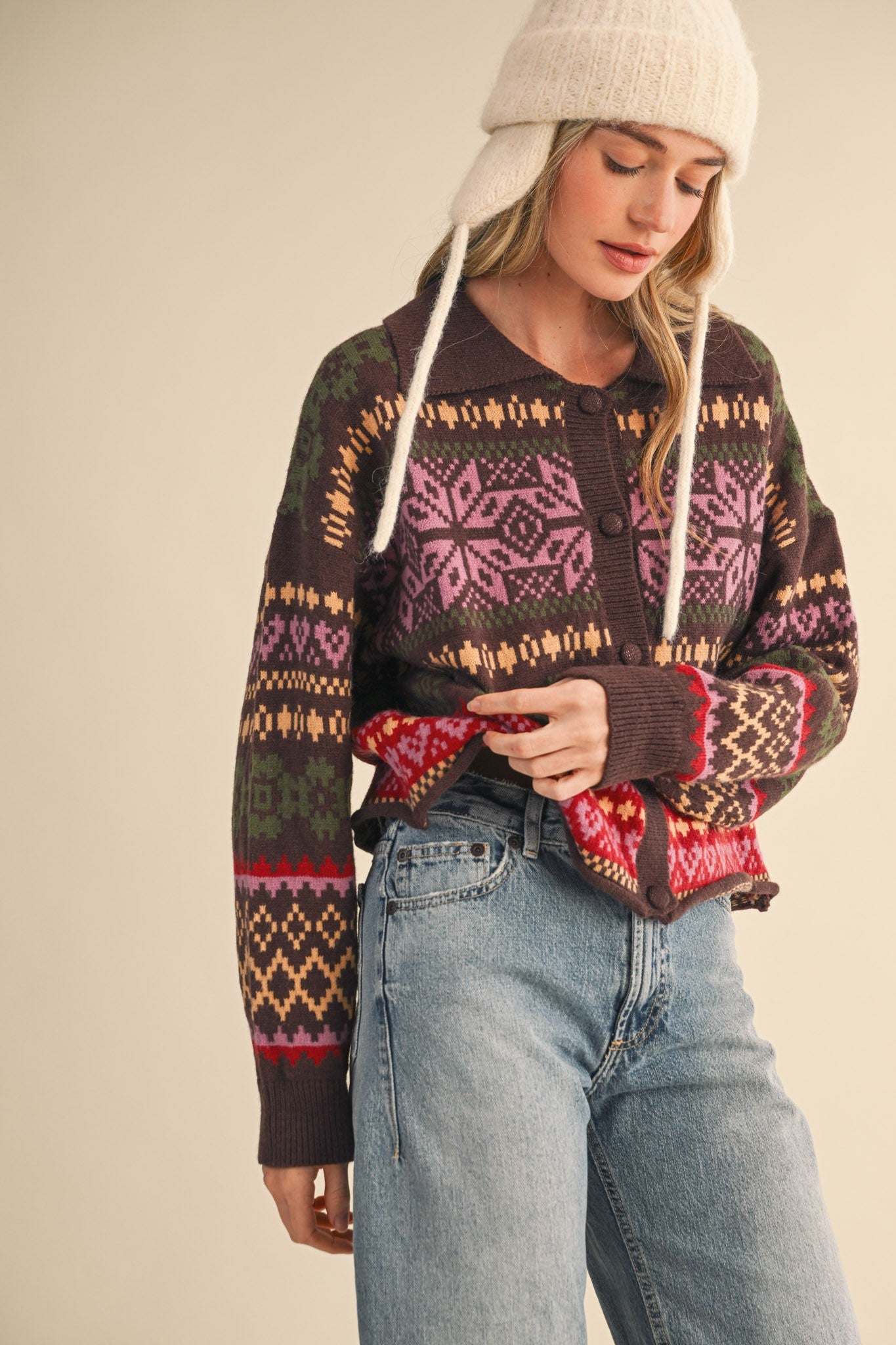 Snow Day Cardigan - FINAL SALE