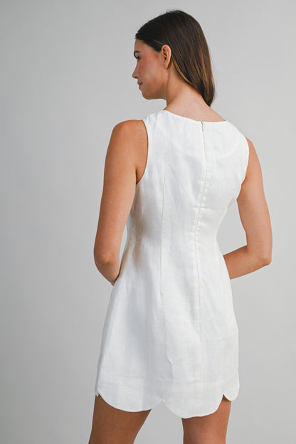 Winnie Scalloped Dress