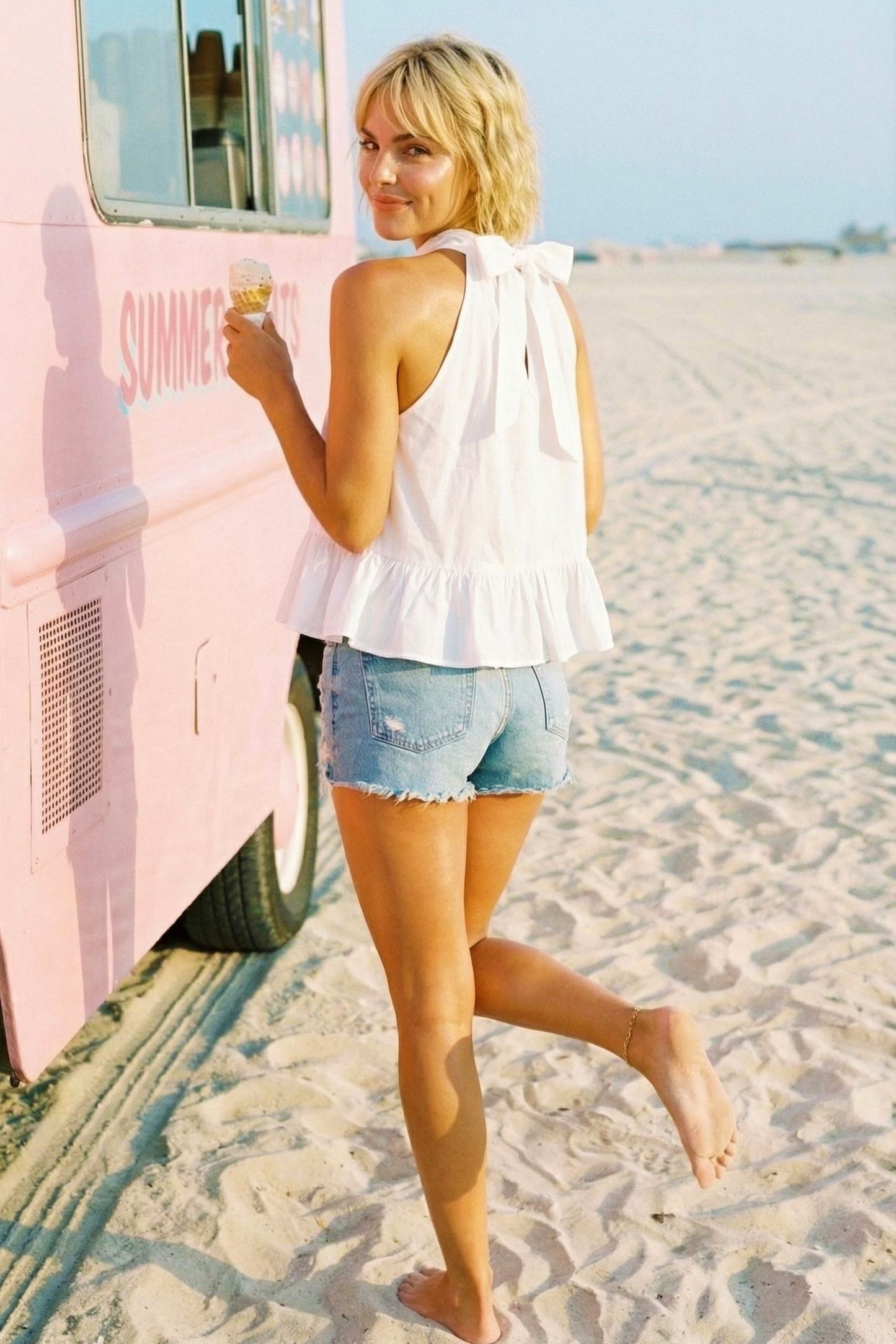 Halter Frills Top