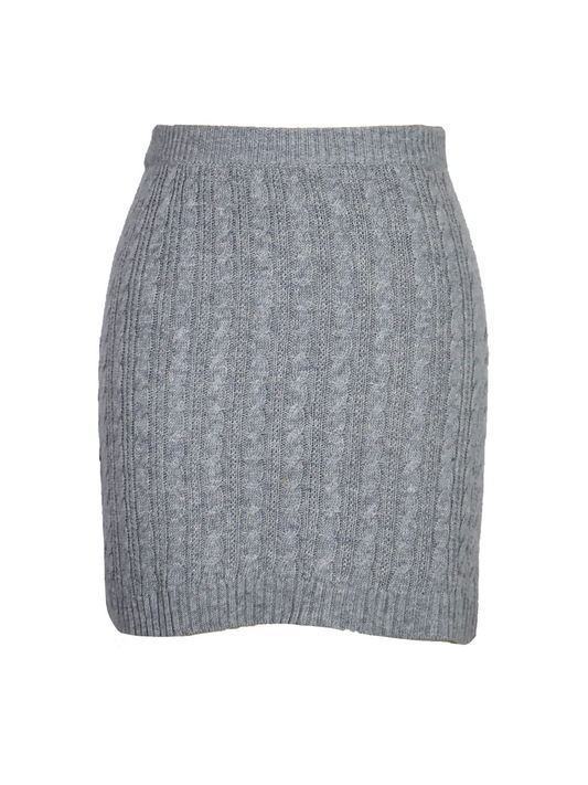 Shay Cable Knit Skirt