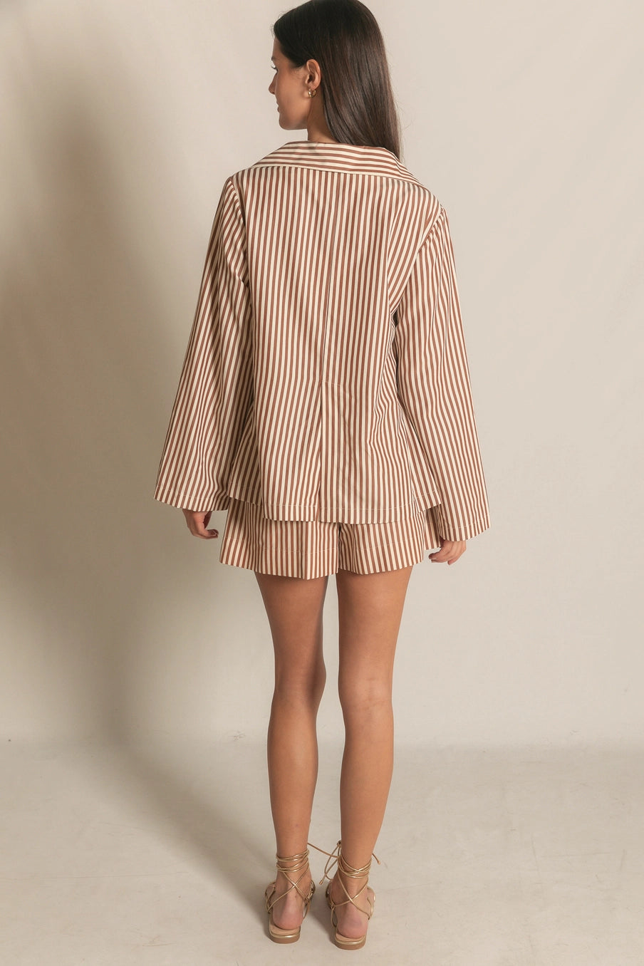 Iced Latte Striped Top