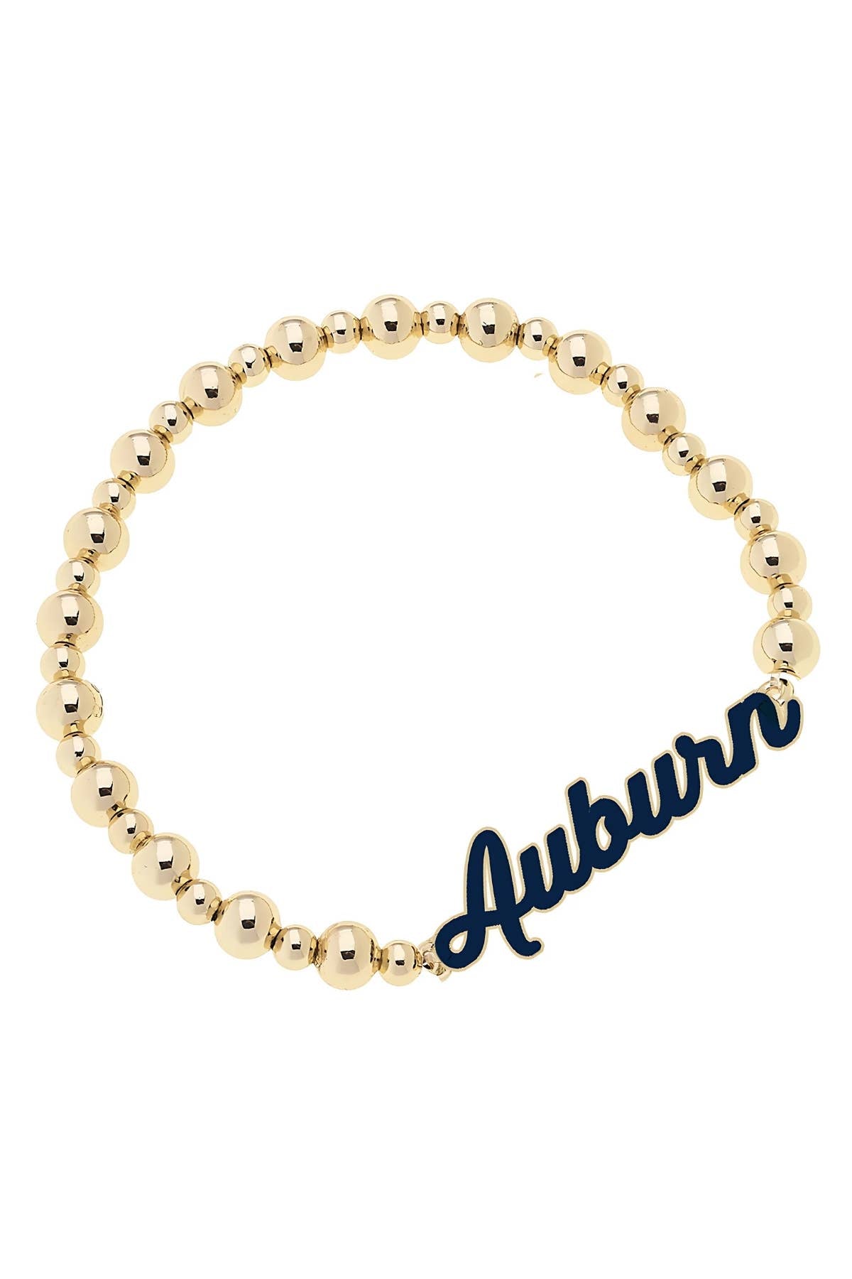 Navy Auburn Bracelet