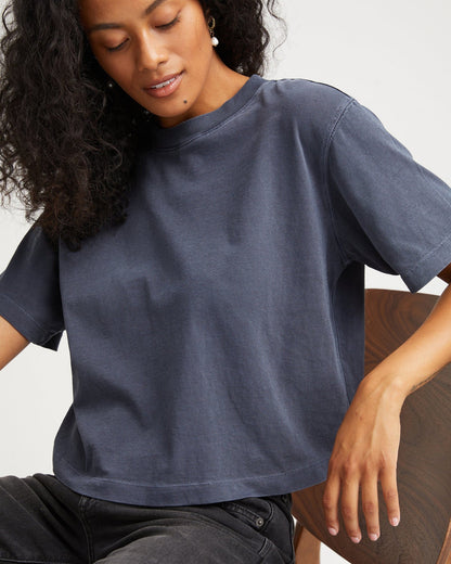 Relaxed Crop Tee - FINAL SALE