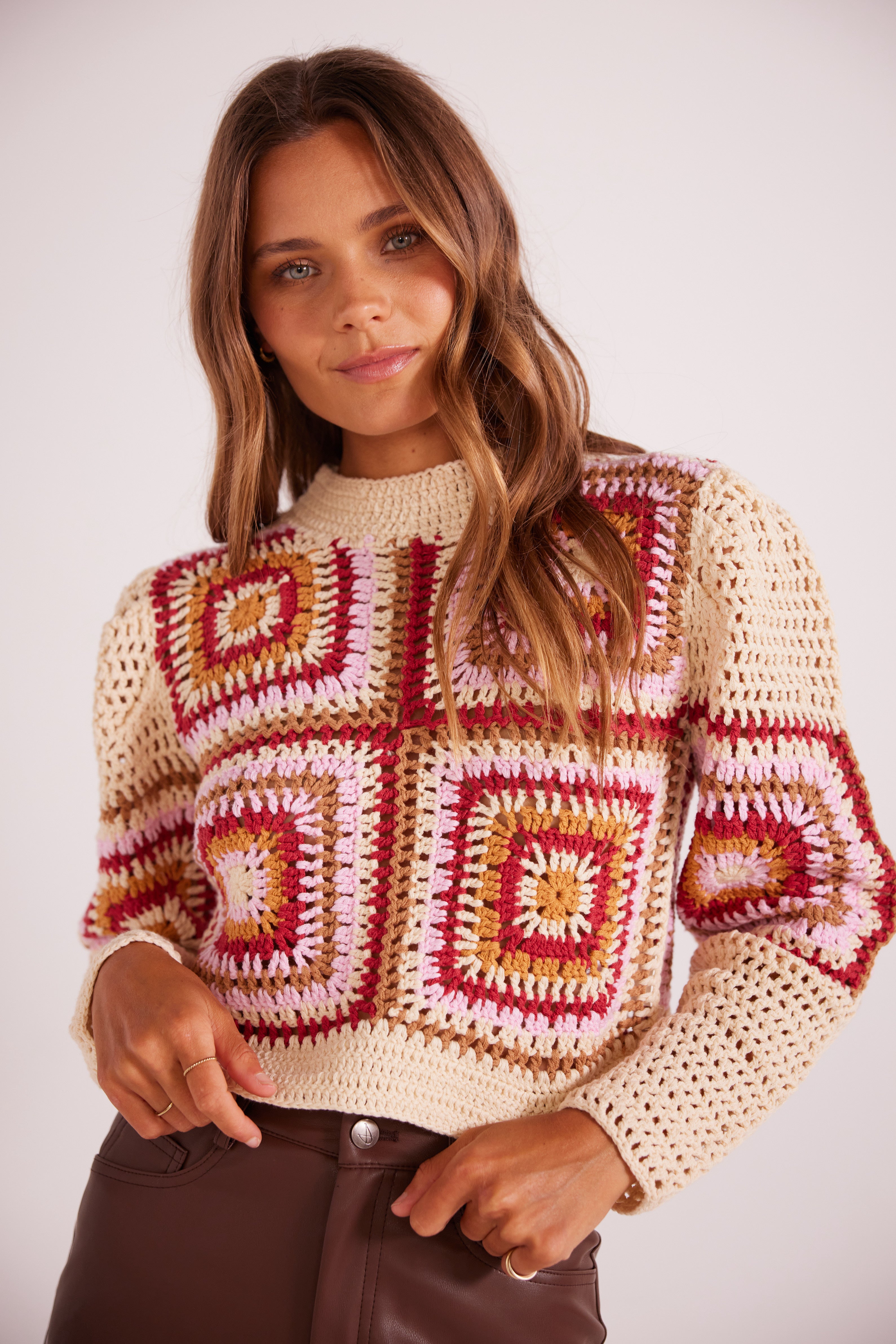 Crochet jumper sales