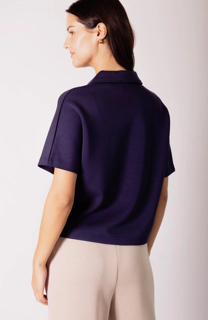 Butter Modal Navy 1/4 Zip Top - FINAL SALE