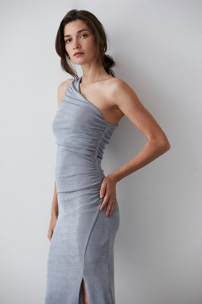 Kylina One Shoulder Midi Dress - FINAL SALE