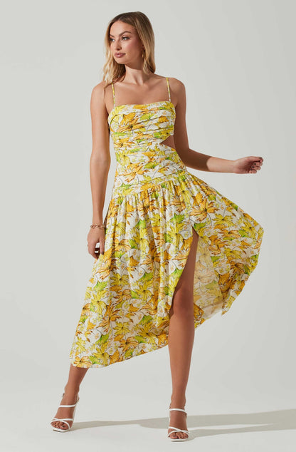 Kalina Floral Midi Dress - FINAL SALE
