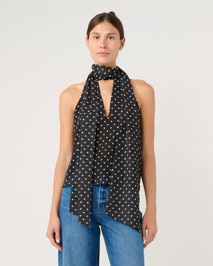 Edie Polka Dot Halter Top