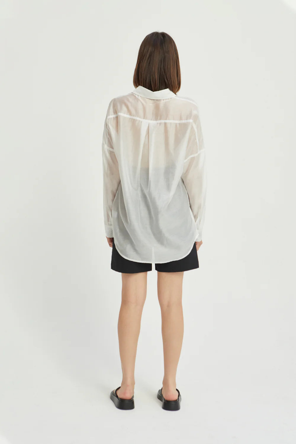 Candice Sheer Button Up Shirt - FINAL SALE