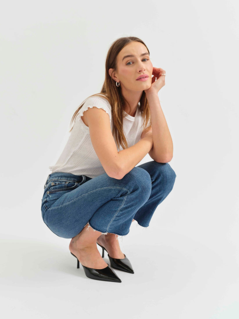Shy Girl Crop Flare - FINAL SALE