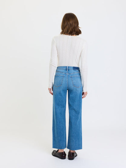 Pleaser Ankle Denim in Wavy