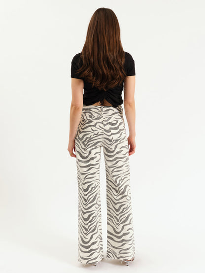 Far Out Zebra Jeans