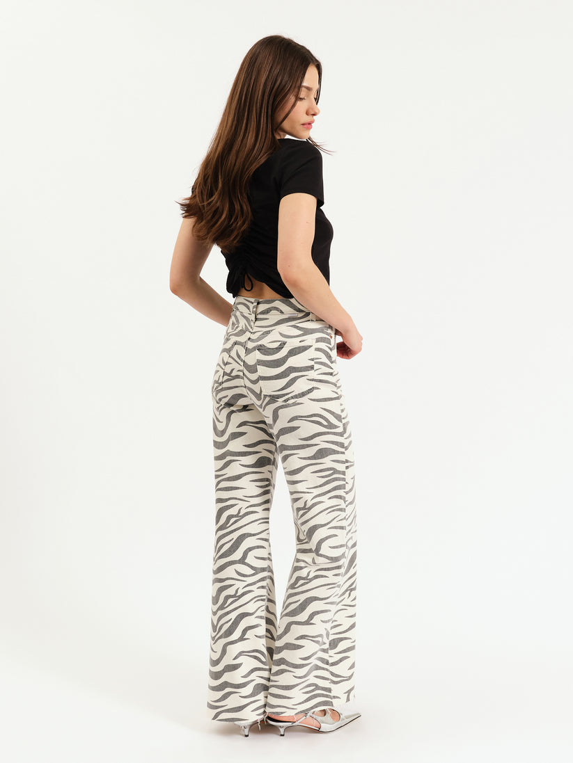 Far Out Zebra Jeans