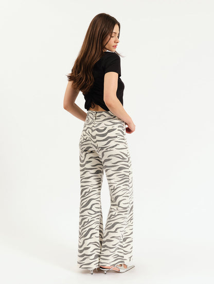 Far Out Zebra Jeans