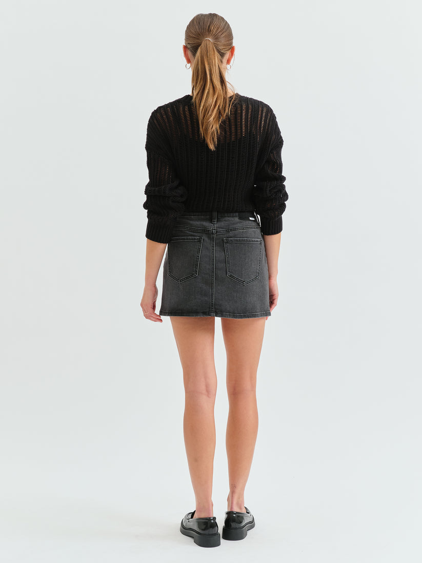 Malibu Mini Skirt in Spade