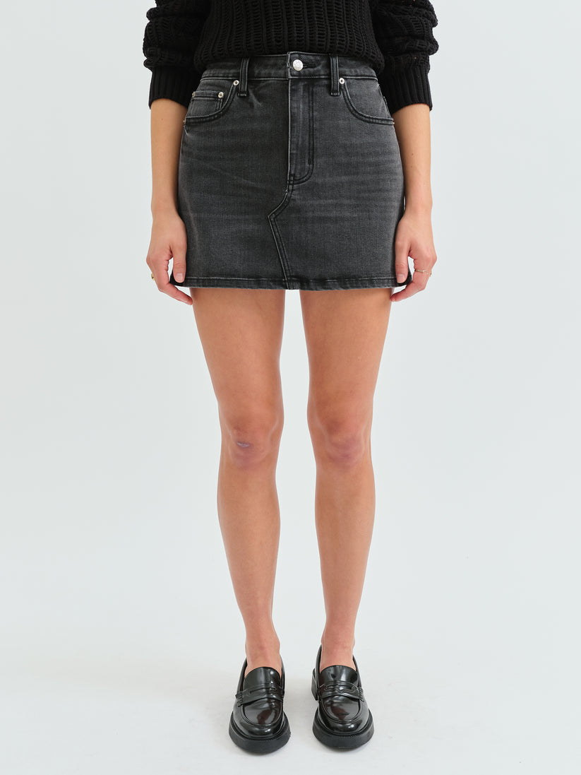 Malibu Mini Skirt in Spade