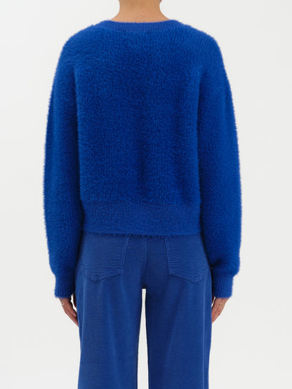 Fuzz Eyelash Sweater