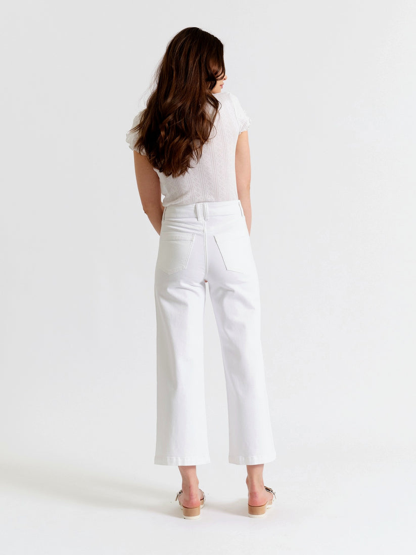 Valley Girl Wide Leg Ankle Jeans