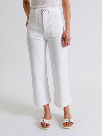 Valley Girl Wide Leg Ankle Jeans