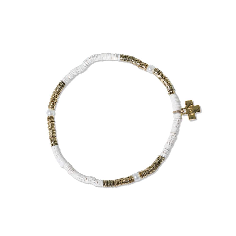 Rory Pearl Sequin Stretch Bracelet