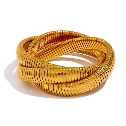 Triple Twist Cobra Bracelet