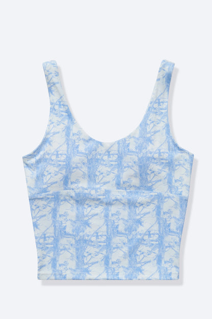 Harper Top in Blue Camo