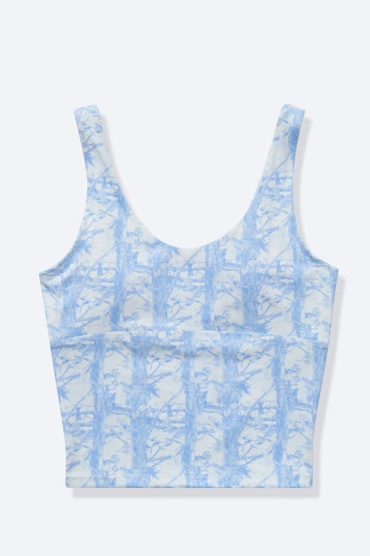 Harper Top in Blue Camo