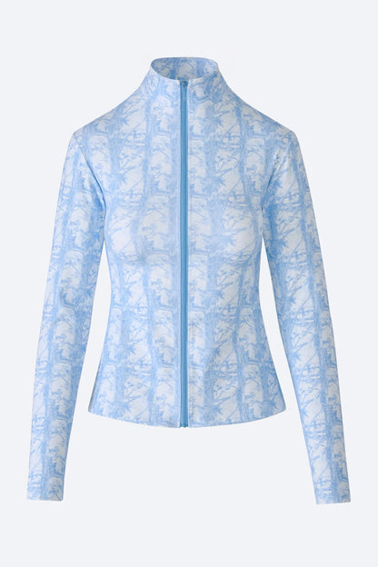 Harper Jacket in Blue Camo