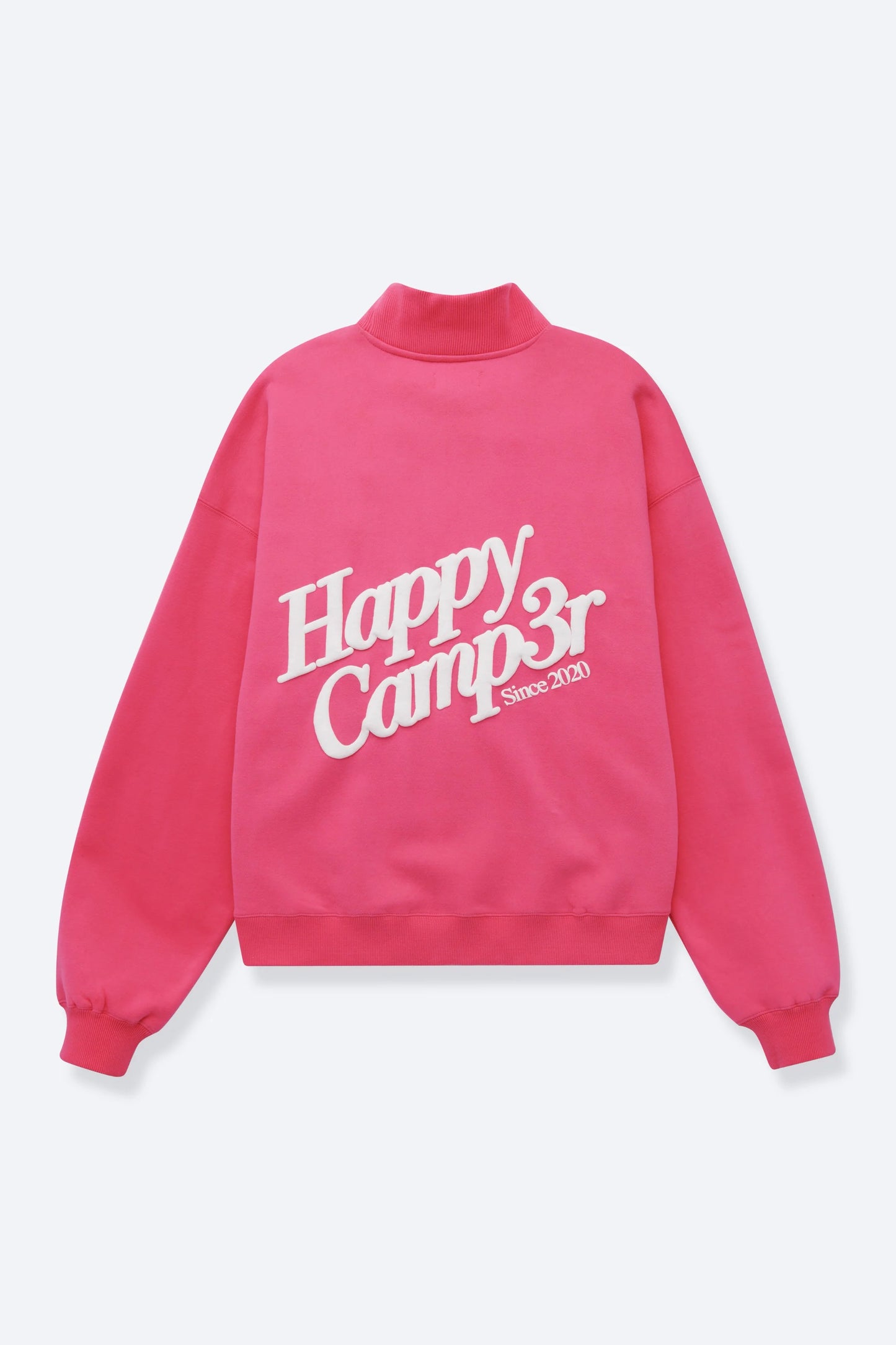 Hot Pink Mock Neck Sweatshirt
