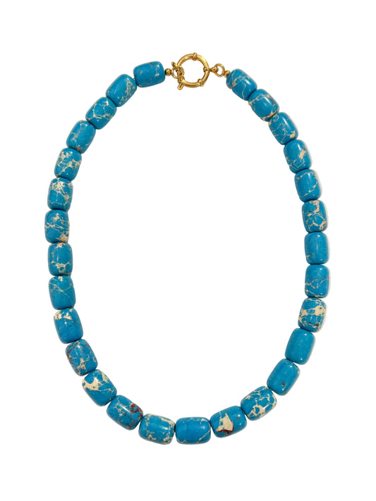 Blue Imperial Jasper Necklace